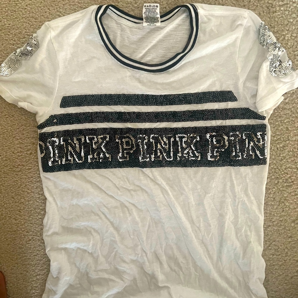 Pink by Victoria Secret sequin top